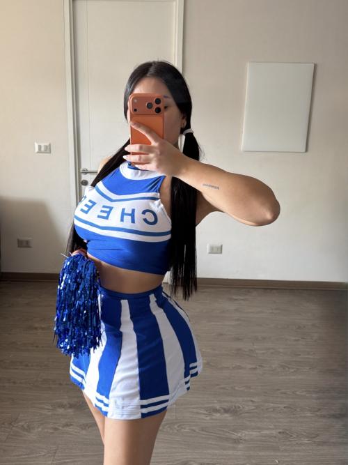 Cheerleader Azul